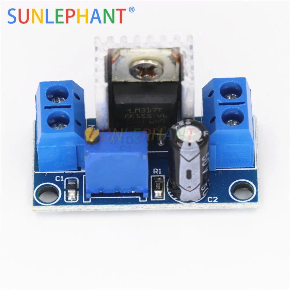 LM317 DC-DC Converter Buck Step Down Circuit Board Module Linear Regulator LM317 Adjustable Voltage Regulator Power Supply