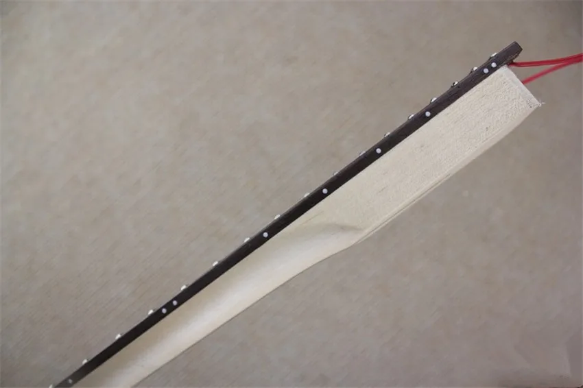 Inlay Blaue LED-Punkte Palisander-Griffbrett Ahorn E-Gitarrenhals Zubehörteile Gitarre Musikinstrumente – Detail 7