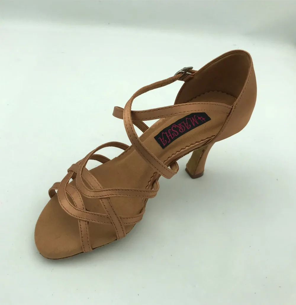 Sapatos de salto alto 8.5cm, confortável e moderno, para festa, casamento, salão latino, salsa, tango, 6228dtn