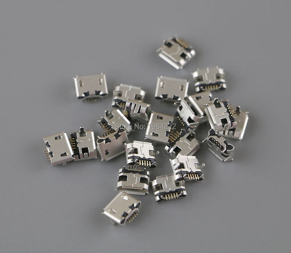 Port de connecteur de manette d'alimentation à broche longue, prise de chargeur d'alimentation, mini port de charge USB, manette sans fil PS4, lot de 20 pièces