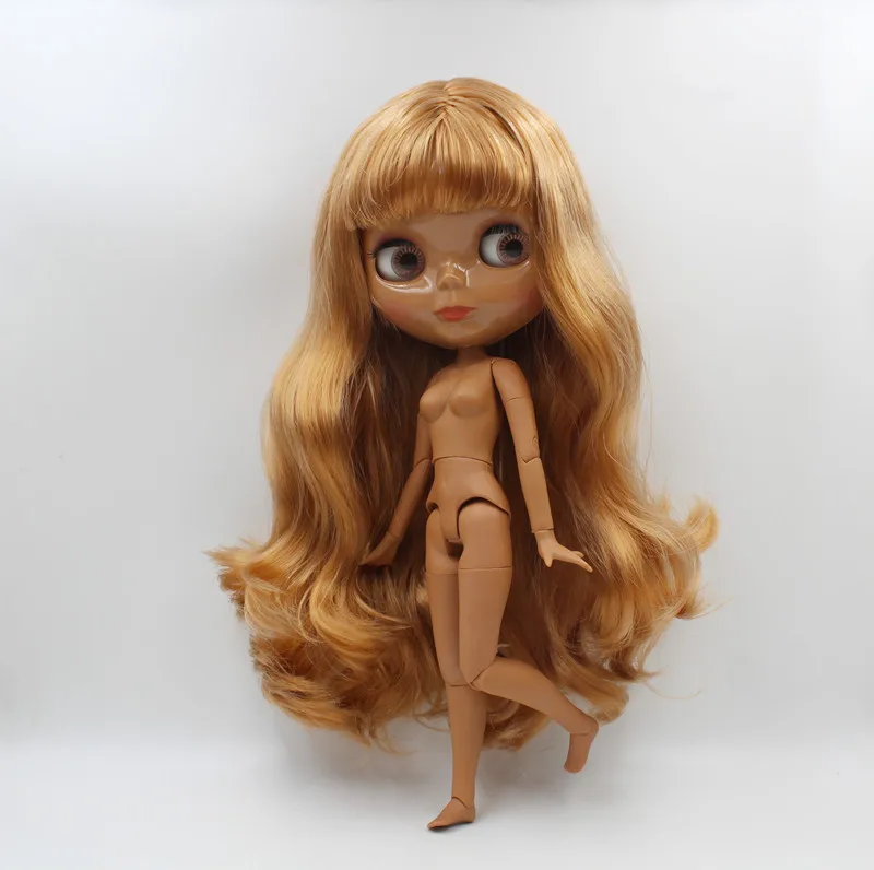 

Free Shipping big discount RBL-574J DIY Nude Blyth doll birthday gift for girl 4color big eye doll with beautiful Hair cute toy