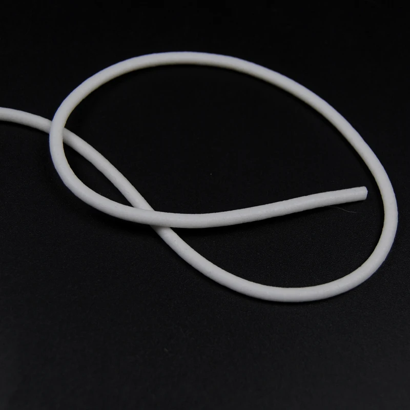 2メートルフライ抱き合わせシリコーン泡clinder弾性発泡ストリップ白浮き色フライ抱き合わせ材料1ミリメートル2ミリメートル3ミリメートル4ミリメートル5ミリメートル