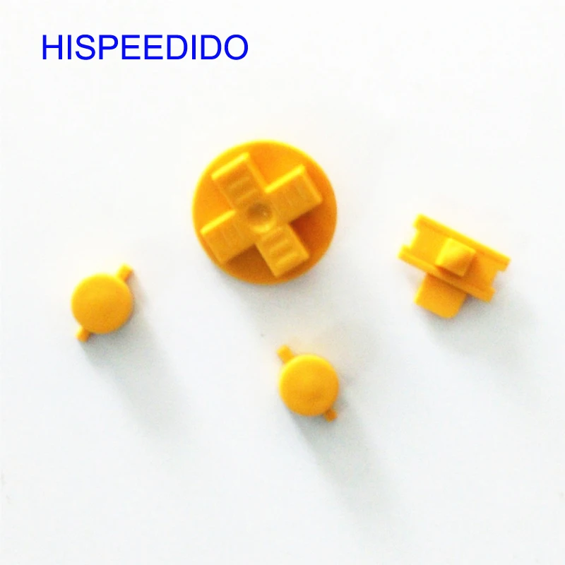 Hispeedido 2セット/ロットマルチカラーボタンキーキー用ゲームボーイクラシックgbキーパッド用gbo dmg diy用ゲームボーイabボタンd-パッド