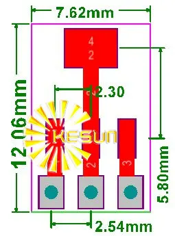 50PCS SOT89 SOT223 turn SIP3 DIP 1.5/2.3 Pitch Zener Diode MOS Transistor IC adapter Socket/Adapter plate  PCB