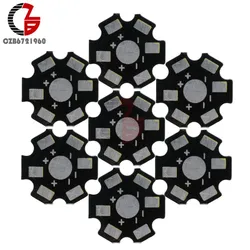 20PCS 20 MILLIMETRI 1W 3W 5W LED ad alta Potenza Universale Piastra di Alluminio del Dissipatore di Calore Nero