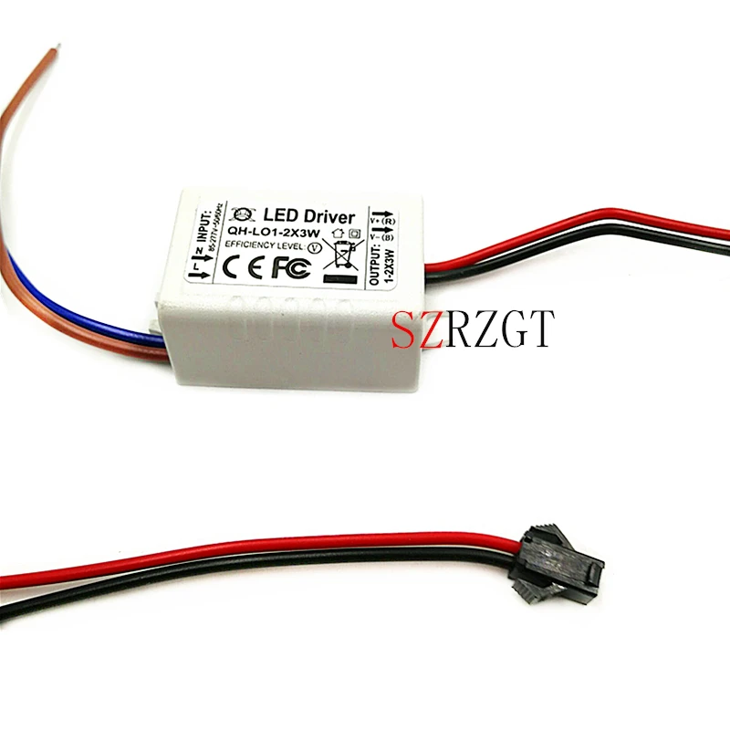 LED Driver 1-2x3W 600mA DC2-7V LED Power Supply For Ceiling Lamp  AC85-277V