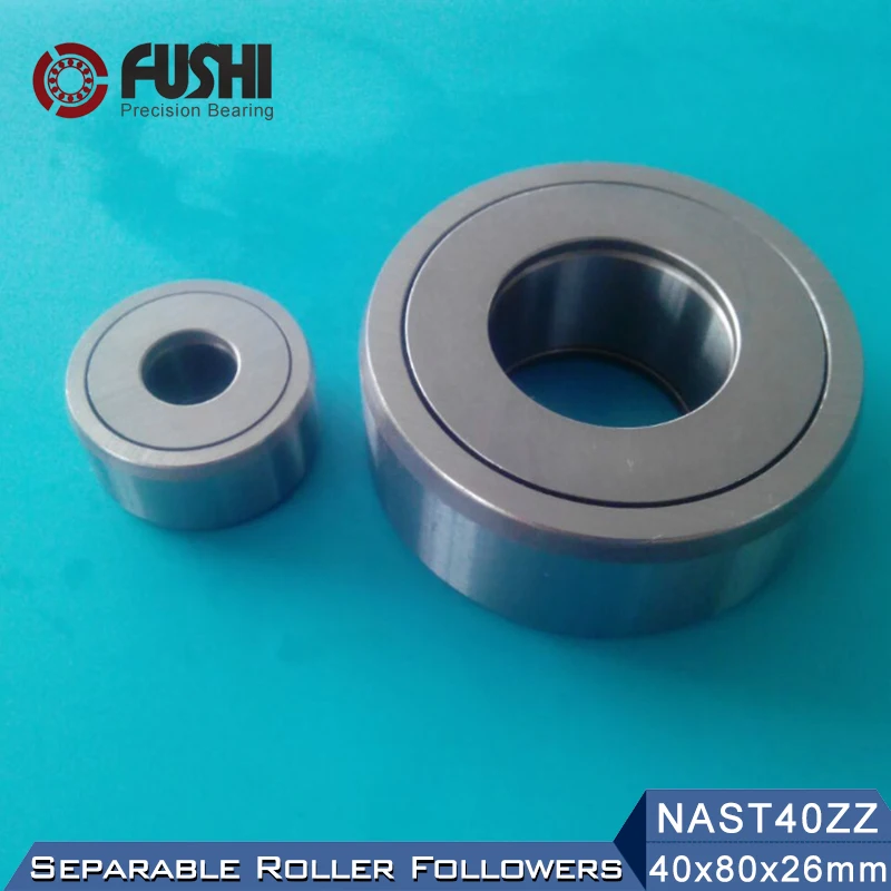 

NAST40ZZ Roller Followers Bearing 40*80*26mm ( 1 PC ) Separable Type With Side Plates NAST40UUR Bearings