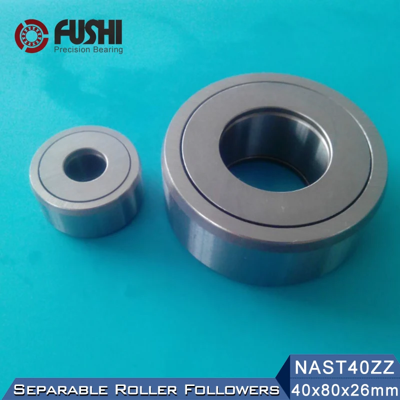 NAST40ZZ Roller Followers Bearing 40*80*26mm ( 1 PC ) Separable Type With Side Plates NAST40UUR Bearings