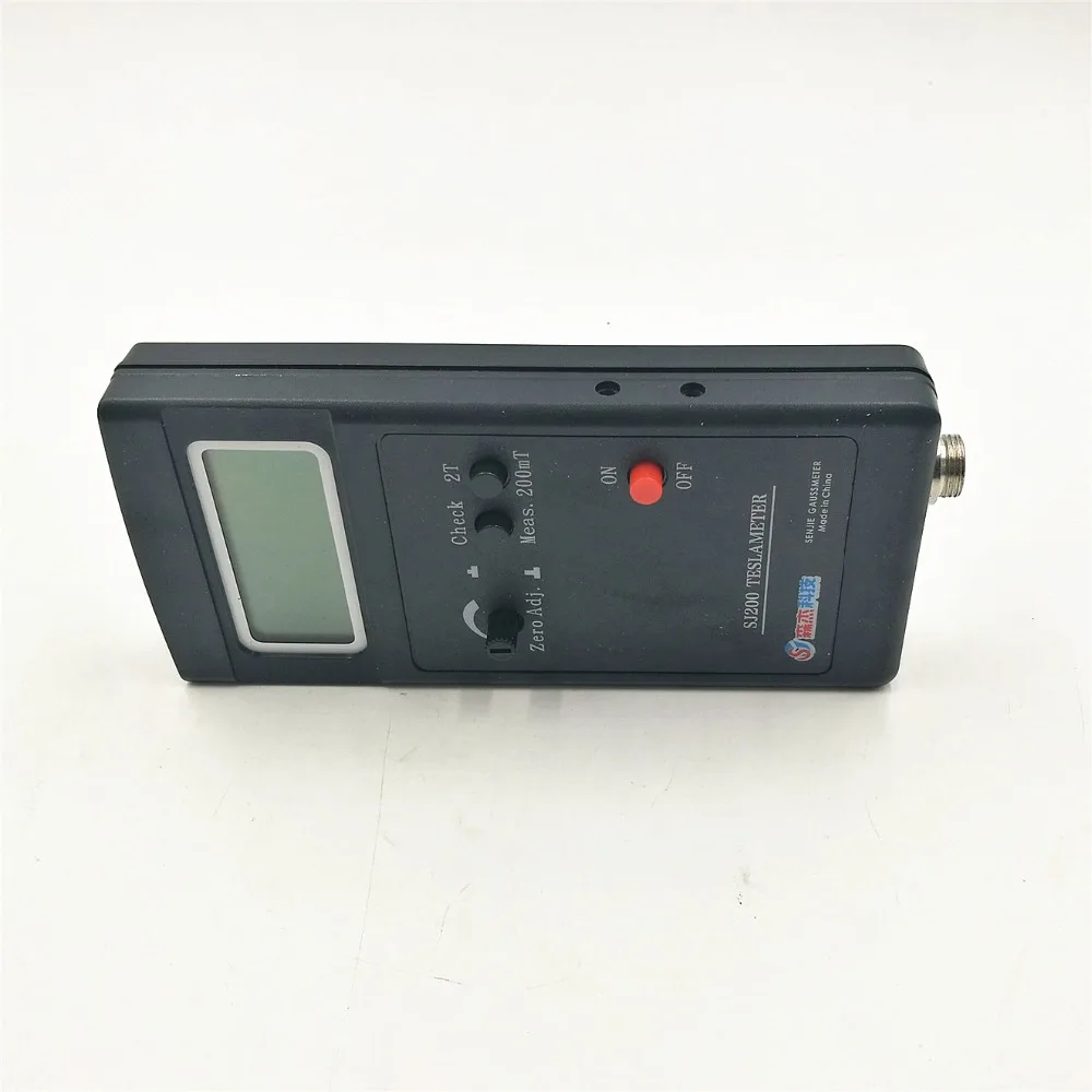 SJ200 Digital Gauss Meter Static Magnetic Field Tesla Tester 0-200Mt-2000mT with Adapter