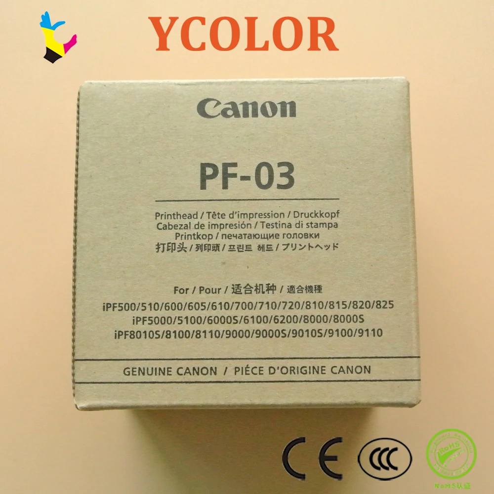 

PF 03 printhead for Canon IPF 5000/5100/6000S/6100/6200/8000/8000S/8010S/8100/8110/9000/9000S/9010S/9100/9110 PF-03 printhead