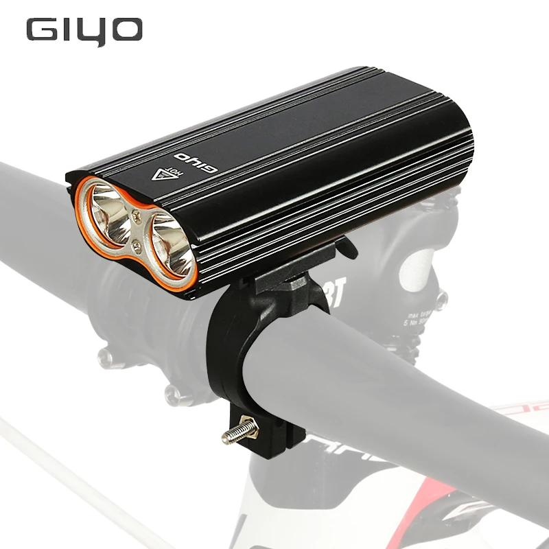 

Giyo Bicycle Handlebar Front Light MTB IPX 6 Waterproof Flashlight Road Bike 2400Lm Safety Headlight Night Cycling Front Lamp