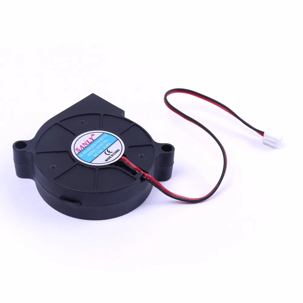 Imagem -02 - sem Escova Turbina Ventilador Ventilador Caracol Silencioso Ventilador para Aquecedor Dedicado dc 12v 0.06a Sf5015sl 1.8cfm Pcs