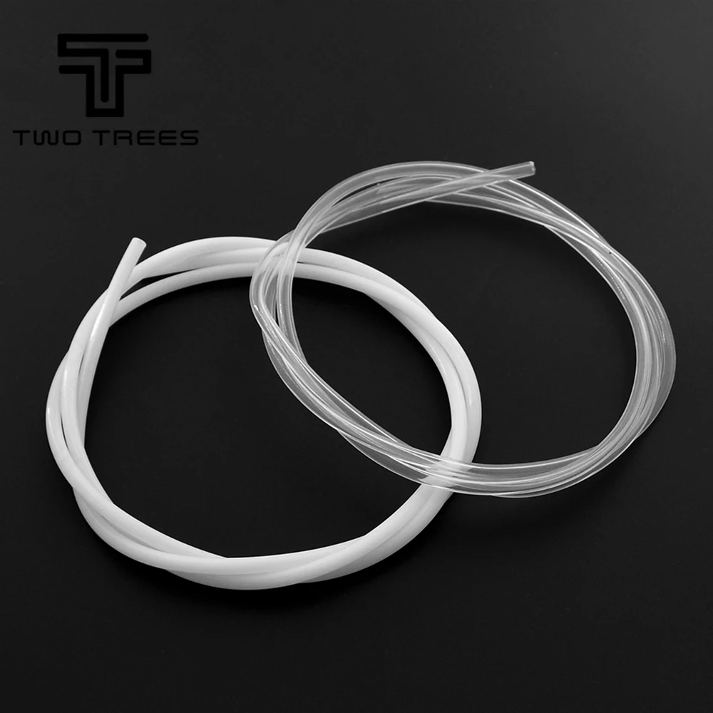 PTFE Tube ID 2mm OD 4mm Clear ptfe PiPe J-head hotend RepRap Rostock Bowden Extruder Throat For 1.75mm filament  3d V5 V6