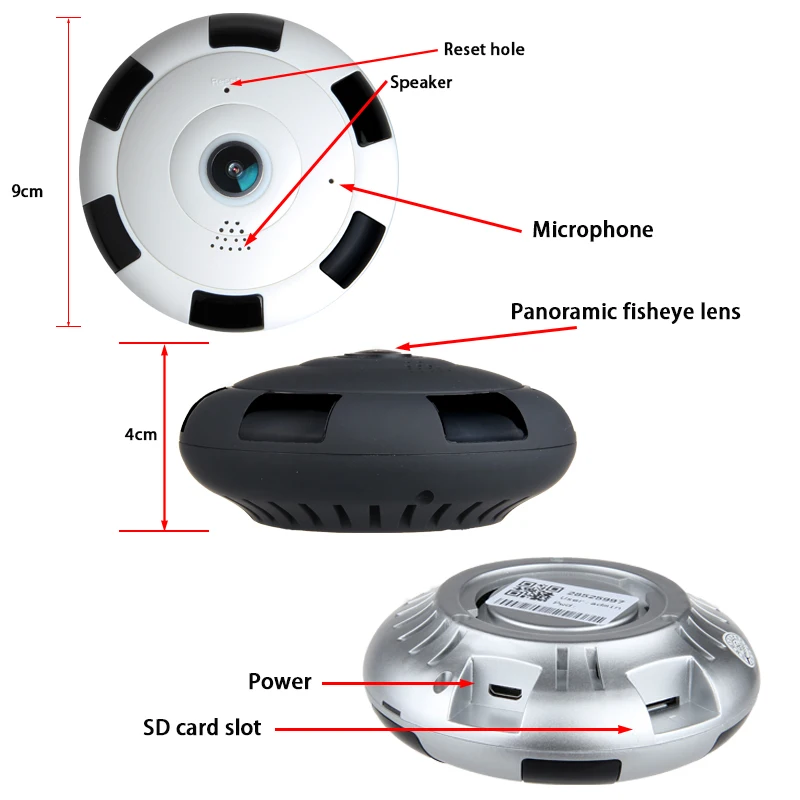 Ouertech Wifi Security Camera Infrarood 1080P Motion Sensorsurveillance Video Intercom Smart Ip Camera Met Tf Card Slot