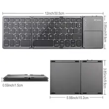 Foldable Bluetooth Keyboard for iOS Android Windows #2