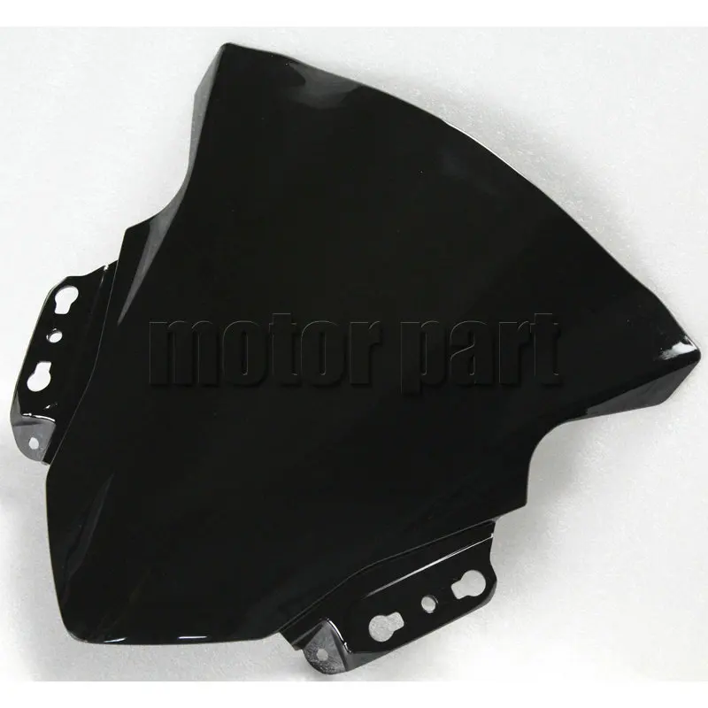 Black Clear Motorcycle ABS Plastics Windscreen Windshield Wind Deflectors For 2014-2018 Kawasaki Ninja 250SL 250 SL 15 16