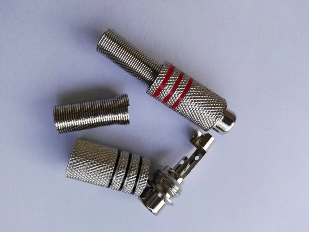 50PCS RCA socket audio video cable female connector Solder with Spring