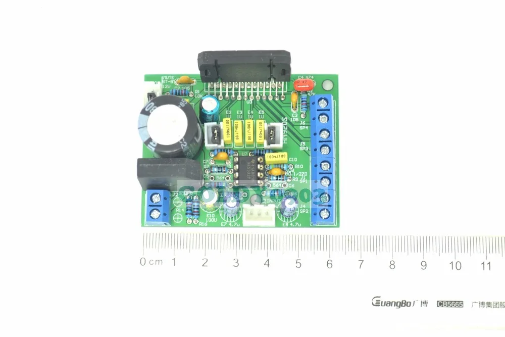 AC 12V Single Power Supply 4X45W ST-TDA7384 Amplifier Board With NE5532