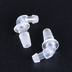 2PCS Style Tubing Adaptor Hearing Aid Accessories Transparent Eartip Connector Earphone Cord Tubing Connector