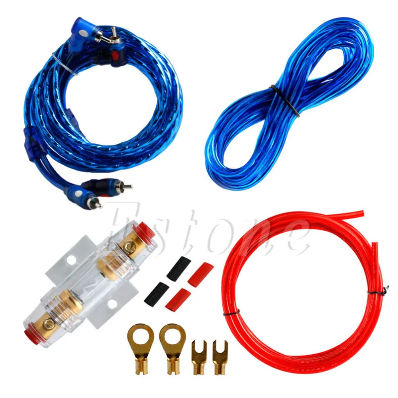 1Pc 8GA FUSE Car Audio Subwoofer Sub Amplifier AMP Wiring Kit Power Cable