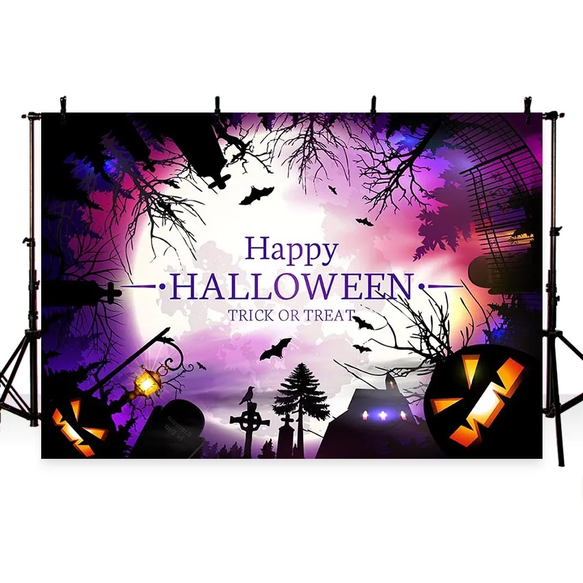 Pano de fundo para festas halloween, pano de fundo personalizado para festas e feriados
