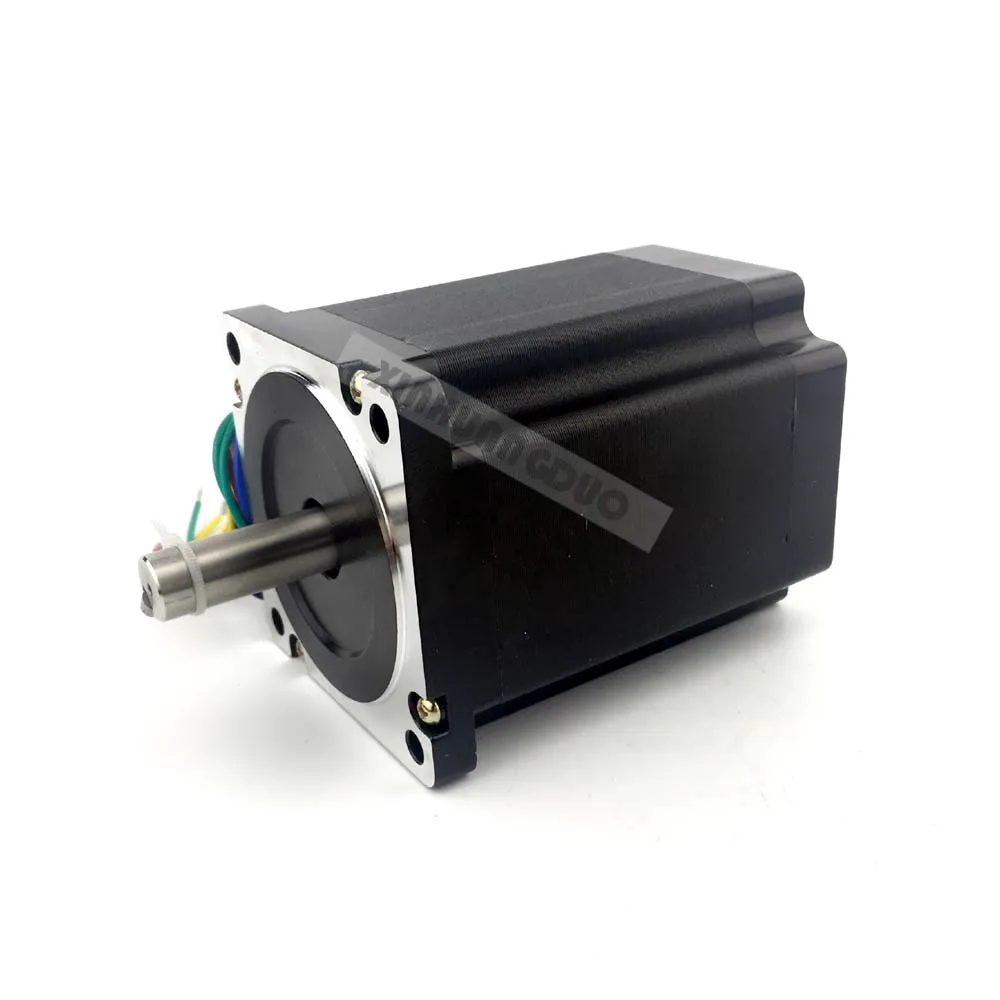 Nema 34 Stepper Motor 86BYG 114MM 5A 1230 oz-in Stepper Motor Shaft 14mm for CNC Engraving Machine High Torque 34HS4802