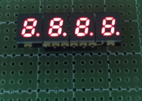 10 Pcs 4 Bit 0.2 Inch Smd Digital Tube Led Display Rood Licht 7 Segment Common Cathode/Anode