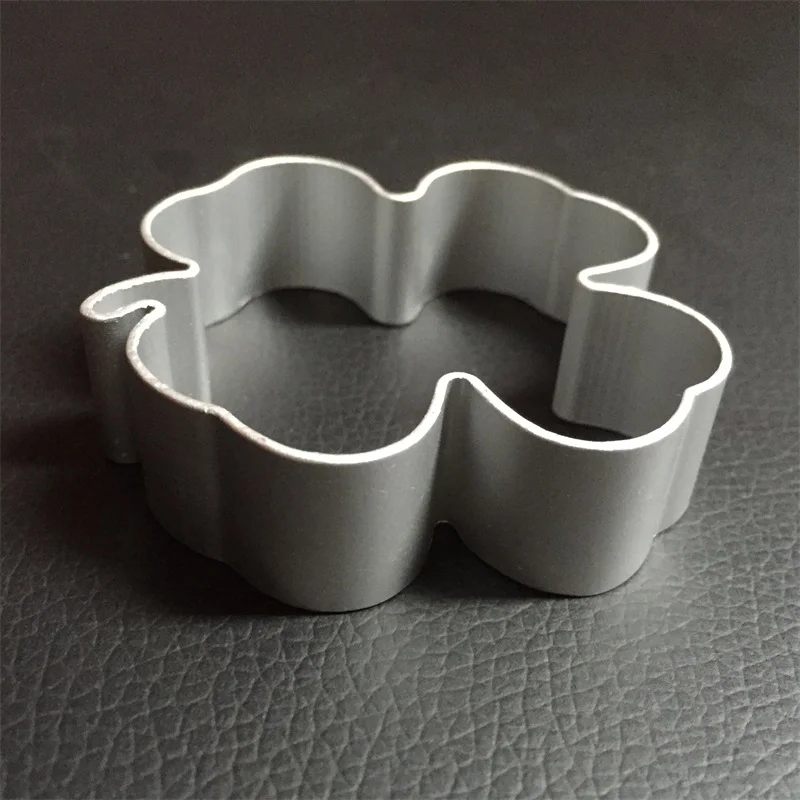 New aluminium alloy Four Leaf Clover shape cookie cutter cake mold