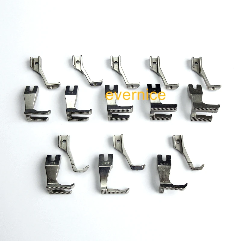 8 sets Walking Piping & Welting Zipper Feet for Yamata Feiyue FY-5318 Walking Foot Machine