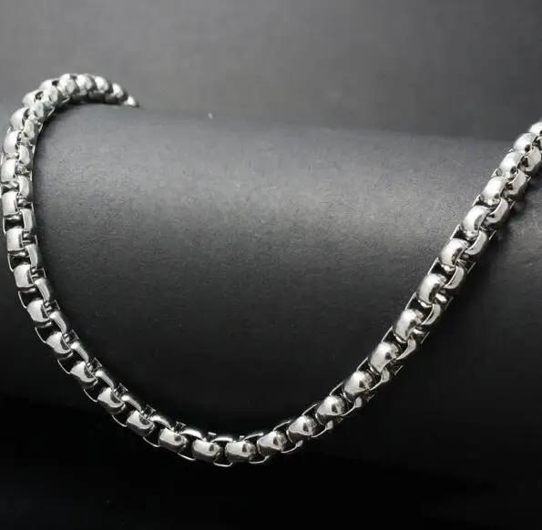 12pcs Lot Stainless steel  Box- Link Rolo chain necklace  16''-32'' Women Men  Jewelry