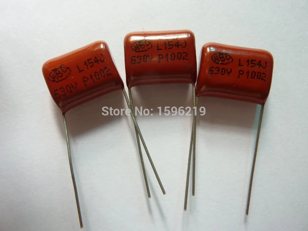 20pcs CBB 154 630V 154J CBB21 0.15uF 150nF P15 Metallized Polypropylene Film Capacitor