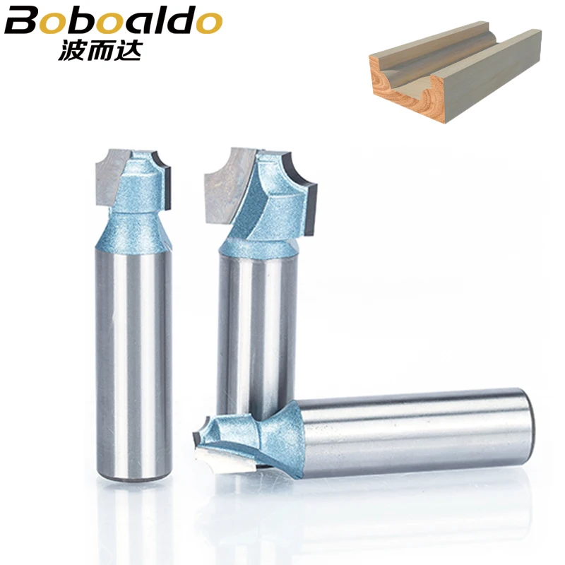 1 قطعة 1/2 "1/4" عرقوب بت التوجيه للخشب الصناعية الصف أداة نجارة النقش بت قطع الخشب أداة التوجيه باستخدام الحاسب الآلي