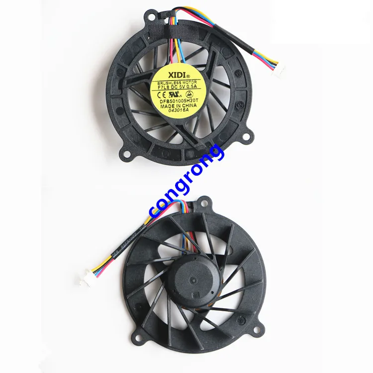 

CPU FAN FOR ASUS A8F Z99 X80 N80 N81 X81 F8S Z53J Z53U M51 CPU COOLING FAN XIDI DFB501005H20T F7L8 DC5V 0.5A 4PIN