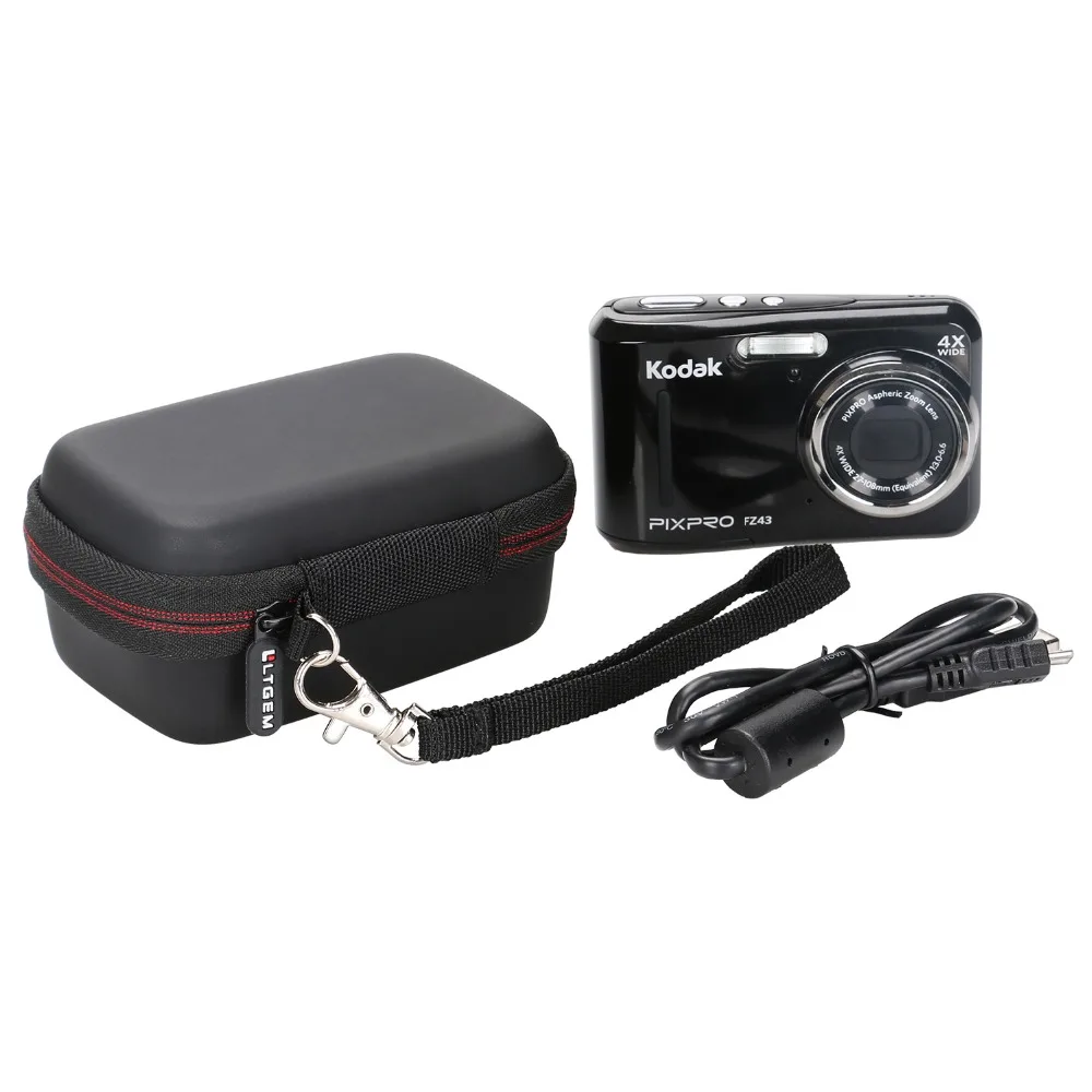 LTGEM-OligHard Case for Kodak PIXPRO, Friendly Zoom, FZ43, 16 MP Digital Camera, Travel Protective, Carrying Storage Bag