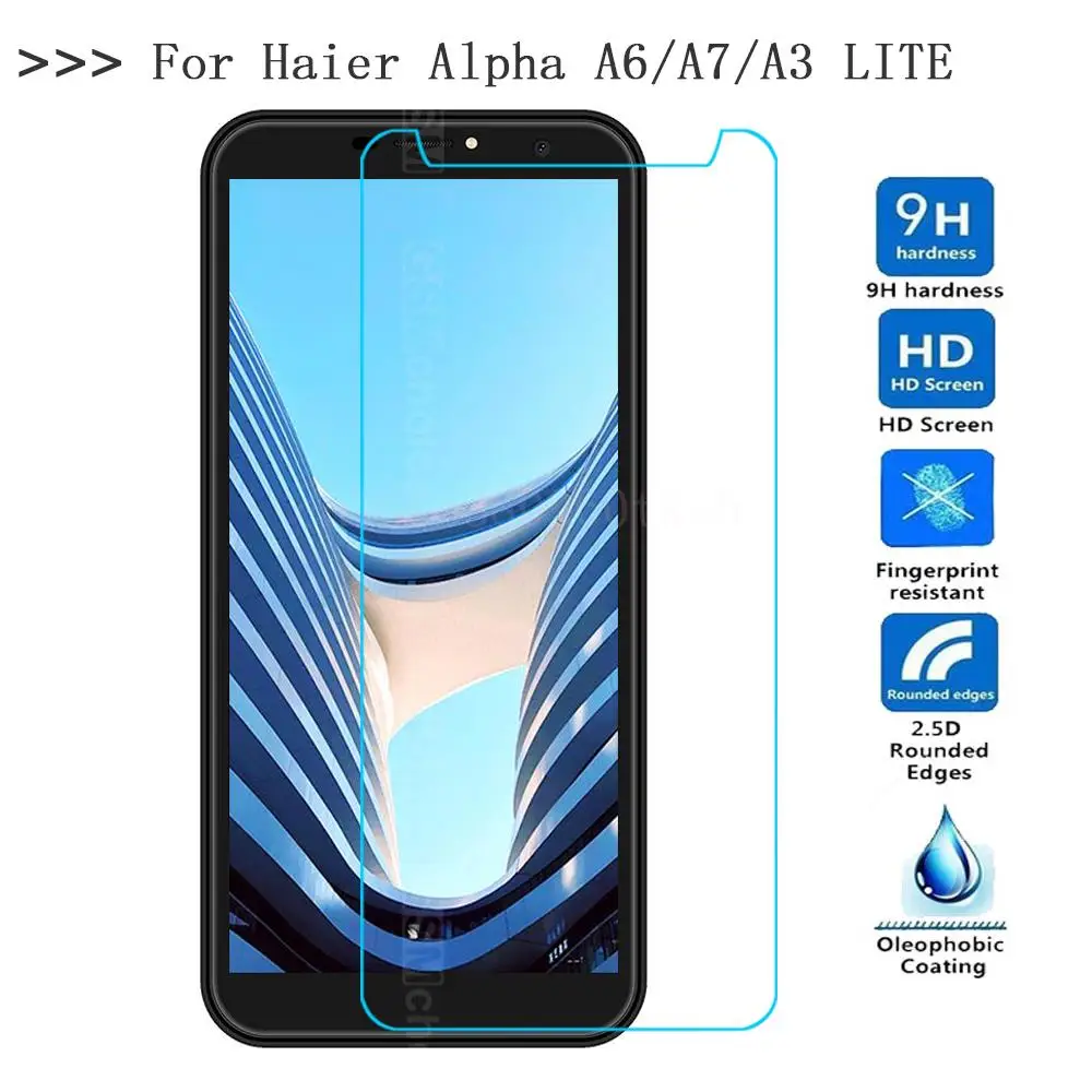 Tempered Glass for Haier Alpha A7 A3 A6 Screen Protector Protective Film for Haier A3 LITE Phone Glass