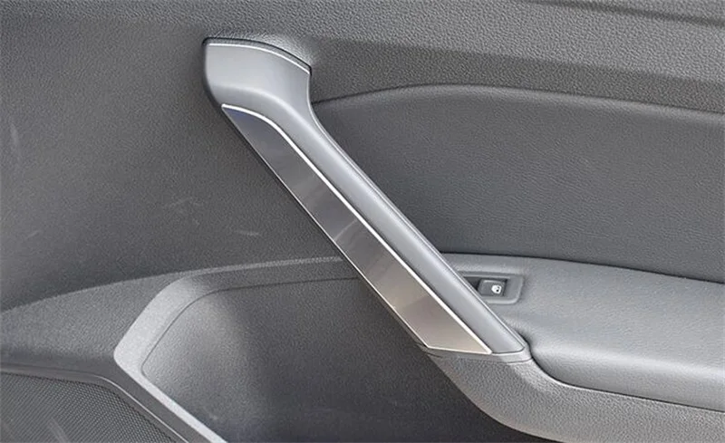 For Volkswagen Passat B8 2016 2017 2018 Stainless Steel Inner Door Armrest Handle Panel Cover Trim Interior Car Accessories