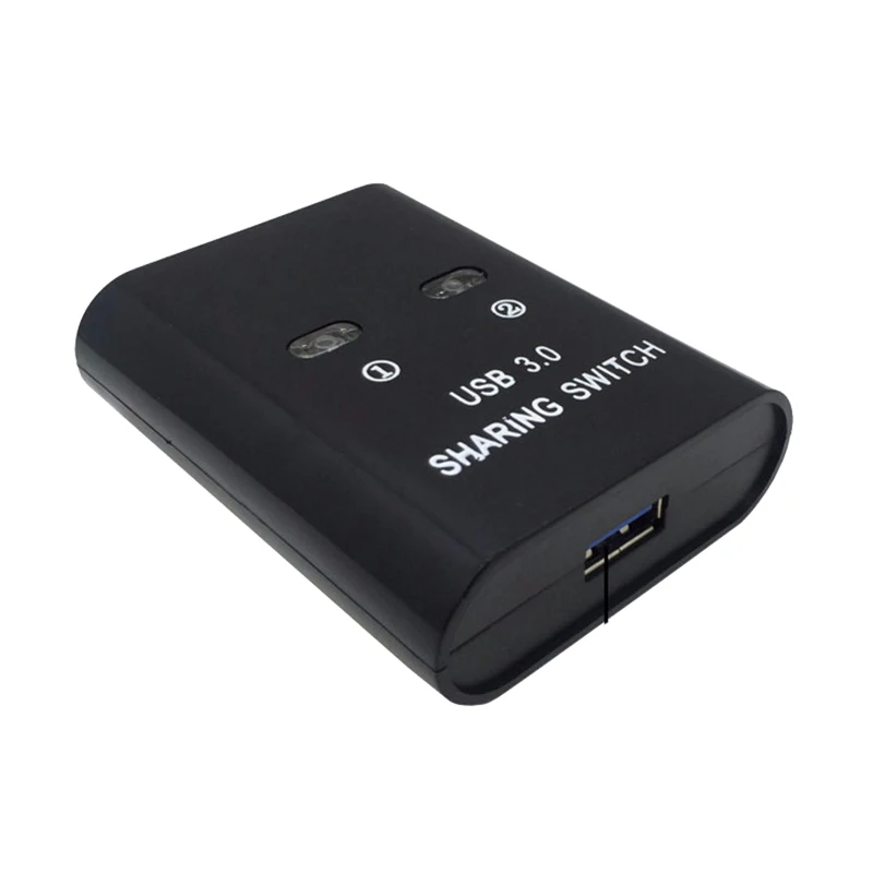 USB3.0 Switch Printer Splitter 2 em 1 Out Switcher Dois computadores compartilham um dispositivo usb3.0 com cabo