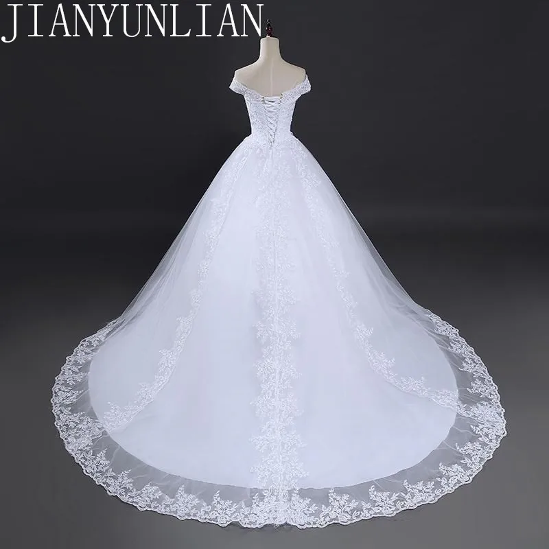 Customized A Line Cap Shoulder Floor Lehgth Lace Up Back Lace Applique Wedding Dress Bridal Wedding Occasion Plus Size