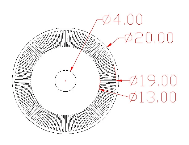 Photoelectric Speed Sensor Photoelectric Encoder Inverter Meter Wheel Robot Speed/Velocity Measuring Disc M621 DIY Smart Car Toy