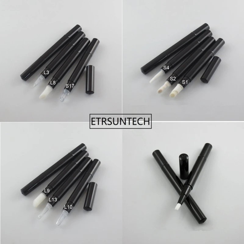 100pcs 3ml cosmetic pen dispenser with different applicators for cosmetic or medicine gel oil cream lotion wax F2261