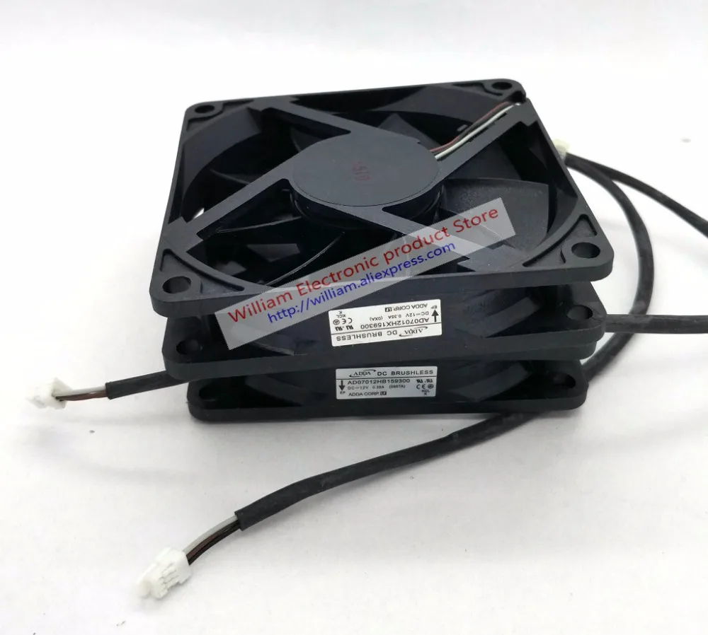 Original AD07012HB159300 AD07012HX159300 70*70*15MM 12V 0.35A Projector Cooling Fan