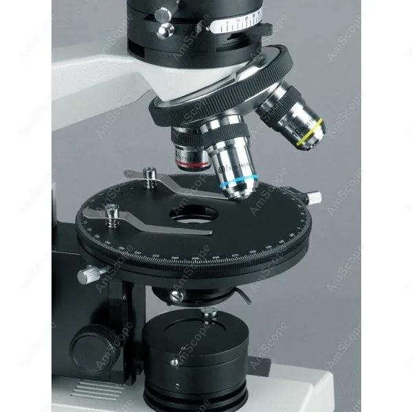 Binocular Polarizing Microscope--AmScope Supplies Binocular Polarizing Microscope 40X-800X