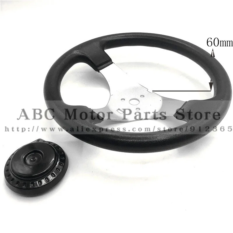 

300MM 150CC 250CC ATV Go Kart Buggy Quad Steering Wheel For Hammerhead Kandi JCL Parts