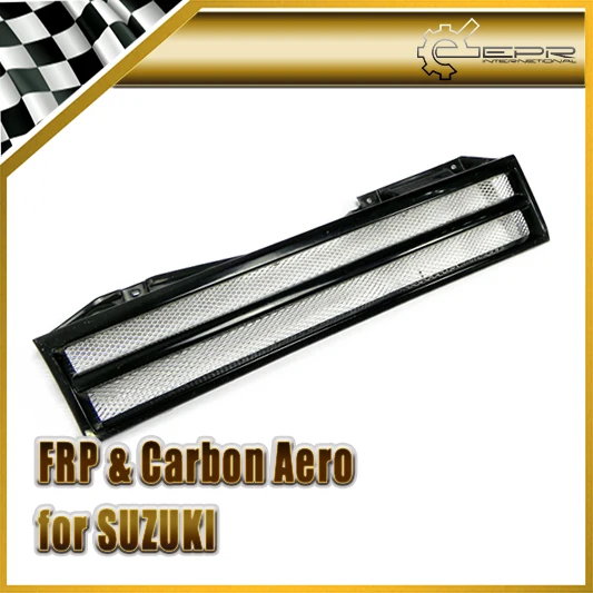 

Car Parts Jimny Type 1 FPR Fiber Glass Front Grille For Suzuki Fiberglass Grill Mesh Trim Racing Body Kit Accessories