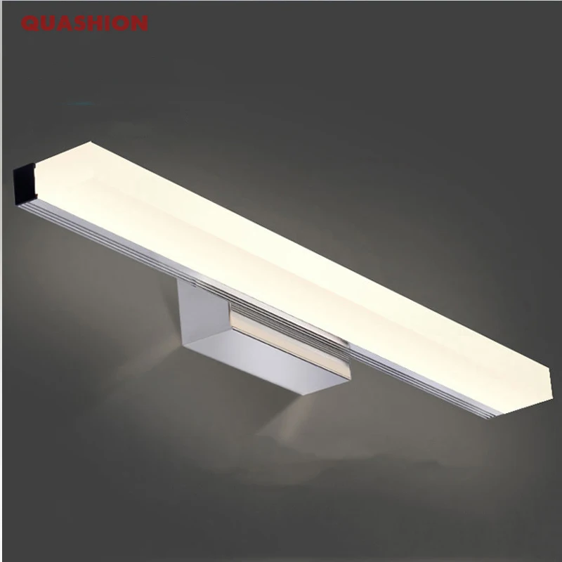 

New Simple Bathroom Mirror Light LED Bathroom Wall Lamp Stainless Steel lamparas de pared Make-up Waterproof Anti-fog Lamps