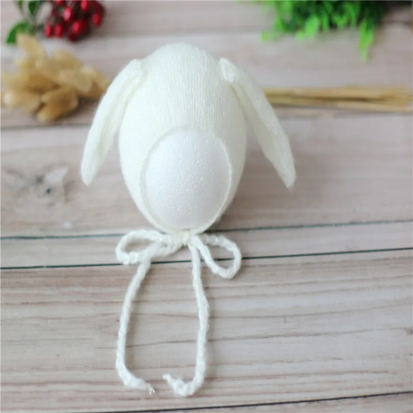 

Newborn Knitted Baby Animal Hat Mohair Bunny Bonnet Newborn Girl Boy Baby Bonnet Props Knit Baby Girl hat Christmas Gift