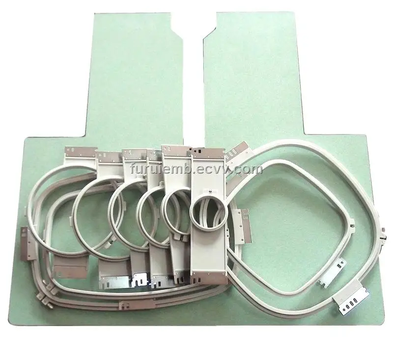 Embroidery area 360 mm SET 7 of  Replacement tubular Embroidery Hoops / 3