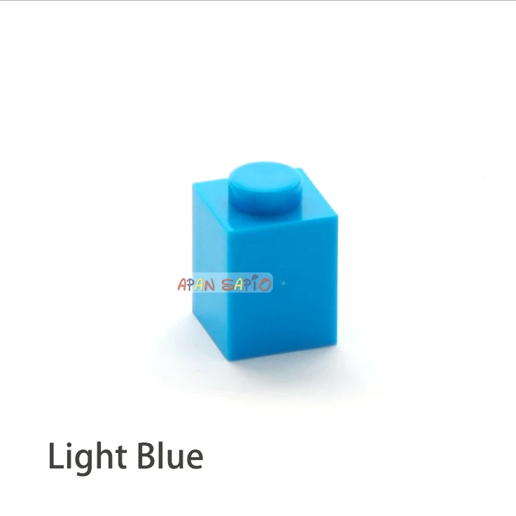 200 stücke Bausteine Spielzeug dicke 1x1 16 Farbe Ziegel Größe Kompatibel Mit 3005 ziegel kinder Spielzeug pädagogisches für kinder