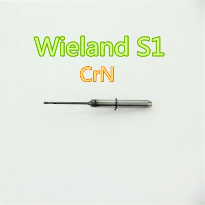 5 PCS/lot Dental Lab Wieland S1 Milling Burs 0.7/1.0/2.5mm Length 40mm For Open System Cad Cam Milling Machine Pmma/Wax Cutters