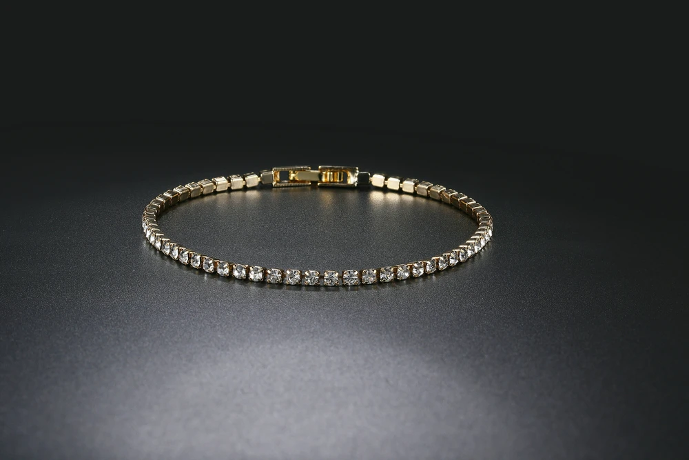Mode Multicolor Tennis Armband für Frauen 2,5mm Zirkonia Charme Designer Tennis Kette Männer Armband Hochzeit Schmuck KC128 – Detail 5